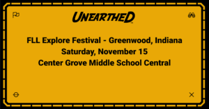 FLL Explore Festival – Elkhart, Indiana Saturday, November
