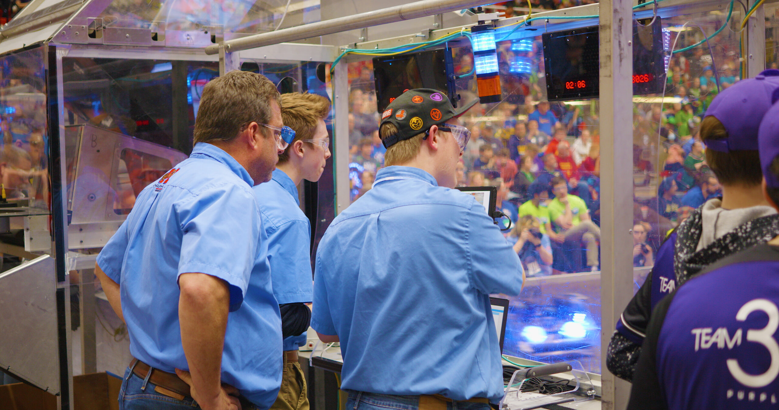 Team during competitions.