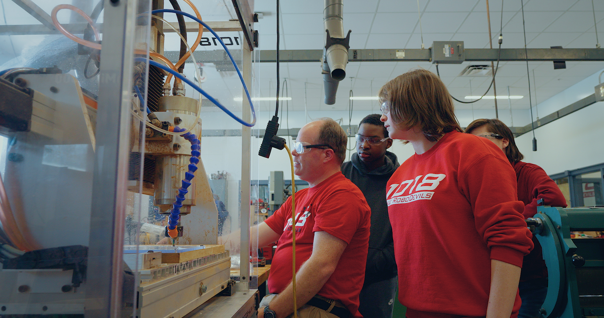 Team machining parts