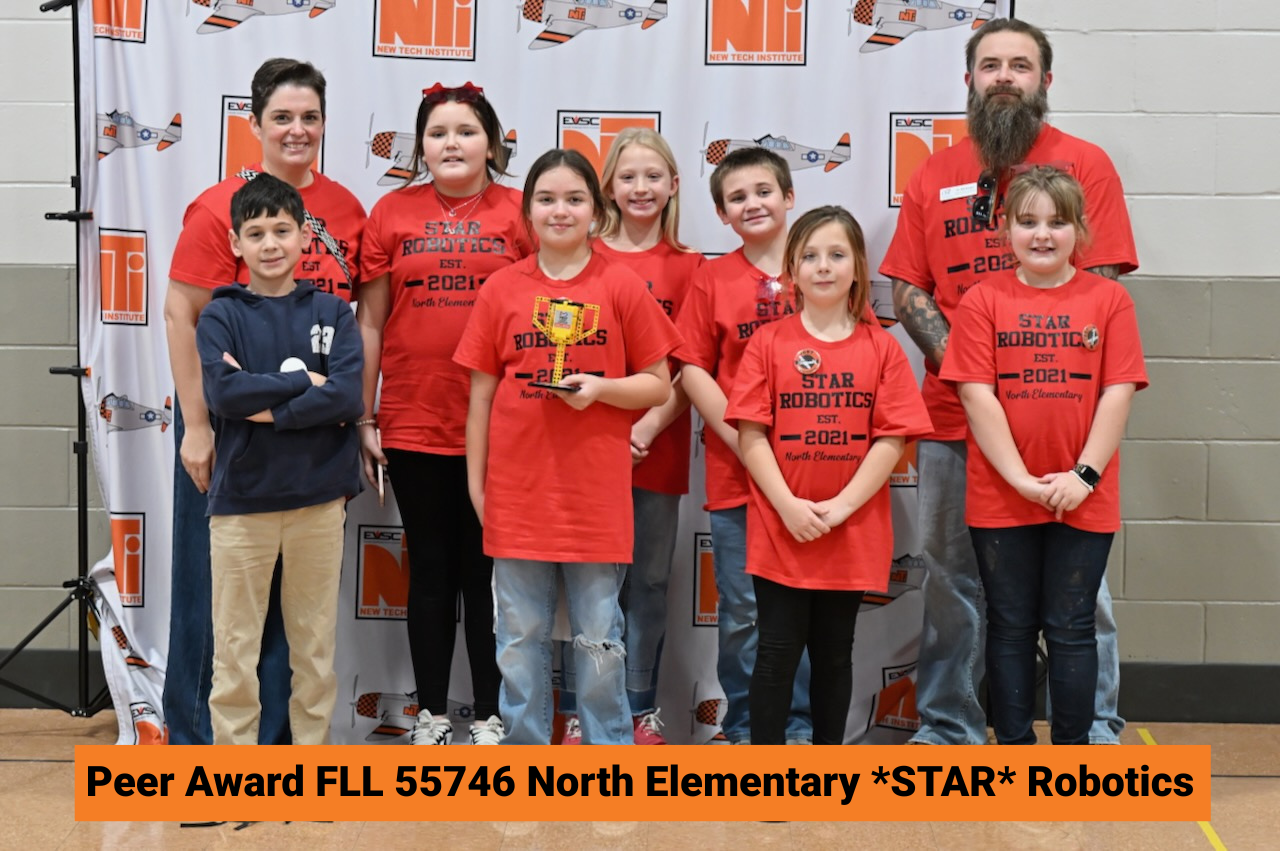 Peer Award FLL 557466 North Elementary STAR Robotics