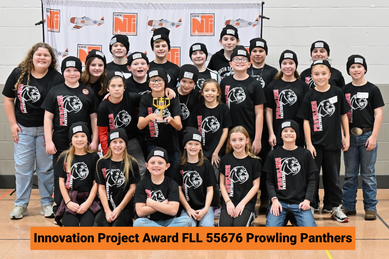 Innovation Project Award FLL 55676 Prowling Panthers